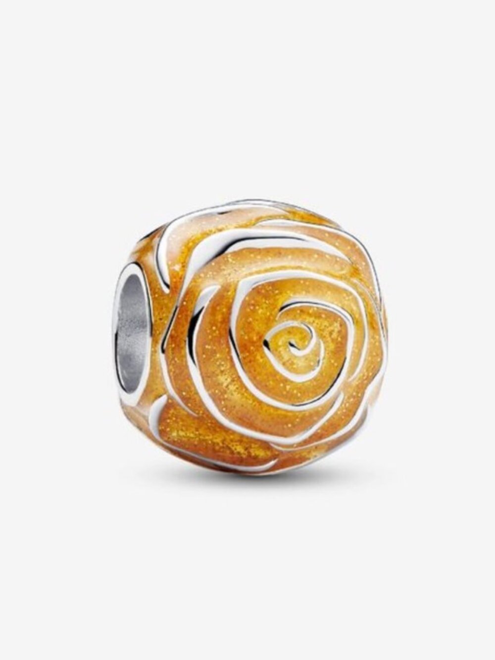 Pandora Yellow Rose in Bloom Charm - RETIRED 793212C02